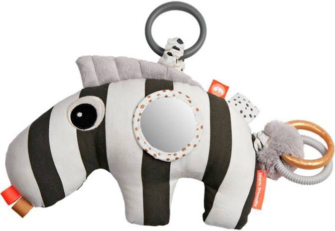 Done by Deer ™ Activiteitenspeelgoed Zebra Zebee, zwart/wit
