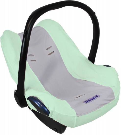 Dooky Reversible autostoelhoes groep 0+ mint/grijs