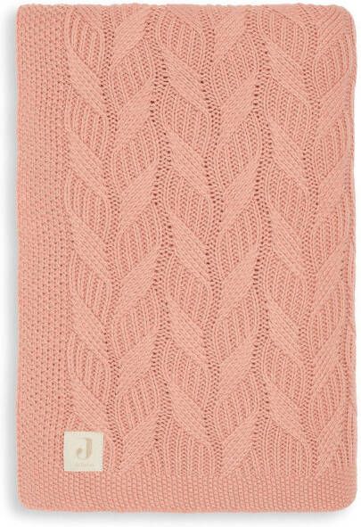 Jollein baby ledikantdeken 100x150cm Spring knit rosewood