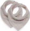 Jollein bandana slab wrinkled cotton set van 2 nougat online kopen
