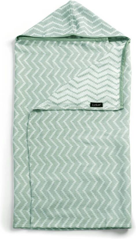 KipKep hydrofiele badcape Blenker 70x100 cm calming green