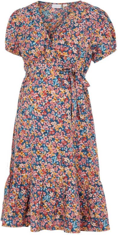 MAMALICIOUS zwangerschaps en voedingsjurk Tenna met all over print multi color