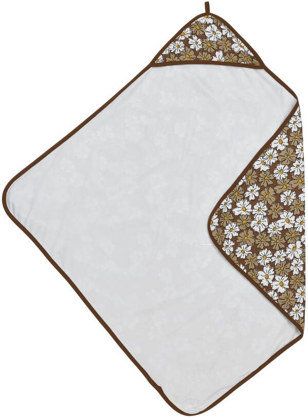 Meyco badcape 90x90 cm Vintage flower taupe