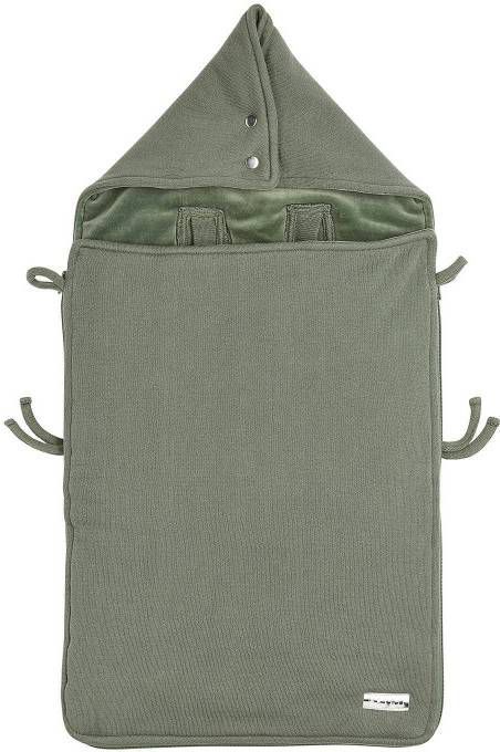 Meyco Knit Basic voetenzak forest green
