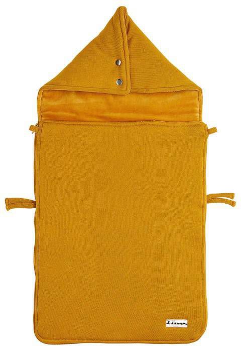 Meyco Knit Basic voetenzak okergeel