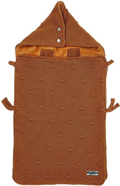 Meyco Silverline Knots voetenzak camel