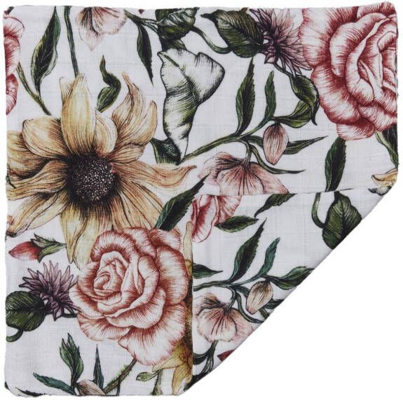 WildWood swaddle 65x65 cm Wild Vintage Flowers