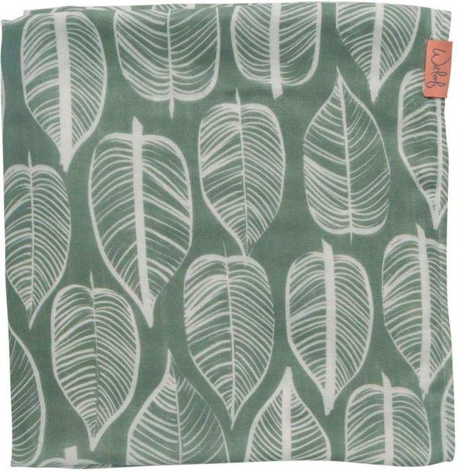 Witlof for kids hydrofiele doek 120x120 cm Beleaf sage green